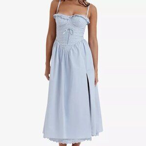 House of CB Jaime light blue midi dress